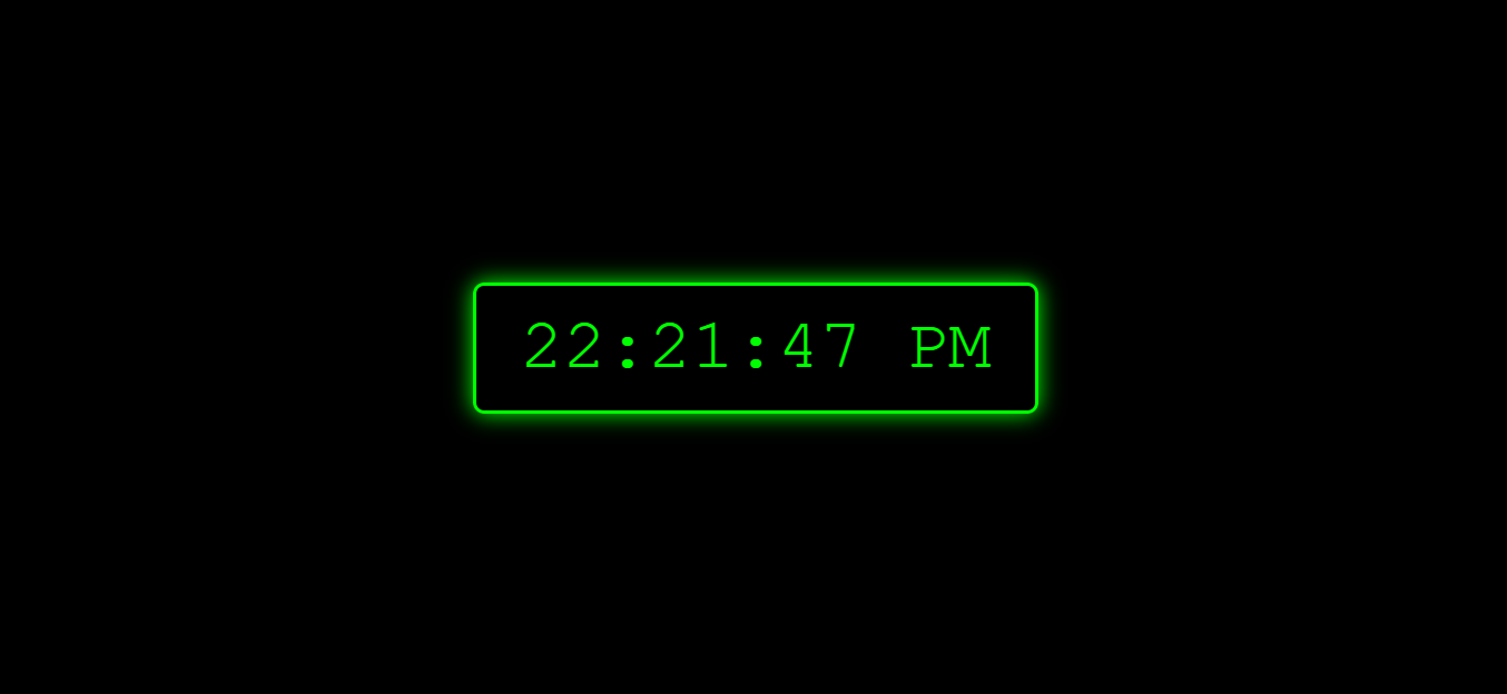 Screenshot - Digital clock
